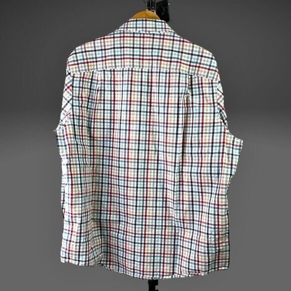 Tasso Elba Mens Long Sleeve Button Up Shirt 100%‎ Cotton XL Multicolor Stripes - Picture 2 of 8
